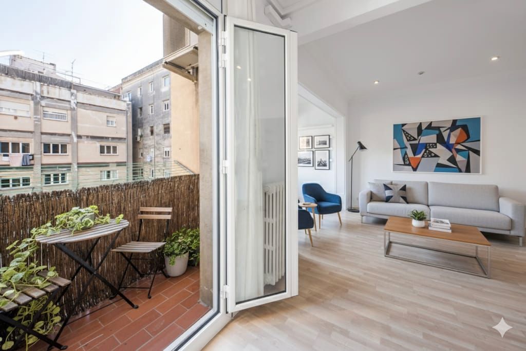 Terrassa de Pis en venda en  Barcelona Capital amb Aire condicionat, Calefacció i Balcó