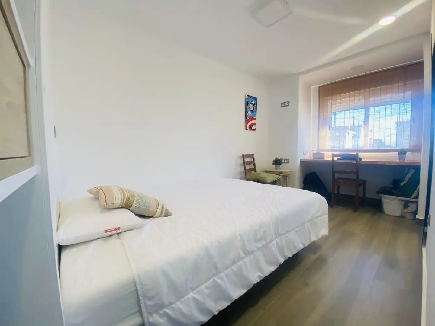 Bedroom of Flat for rent in Dénia  with Air Conditioner, Heating and Storage room