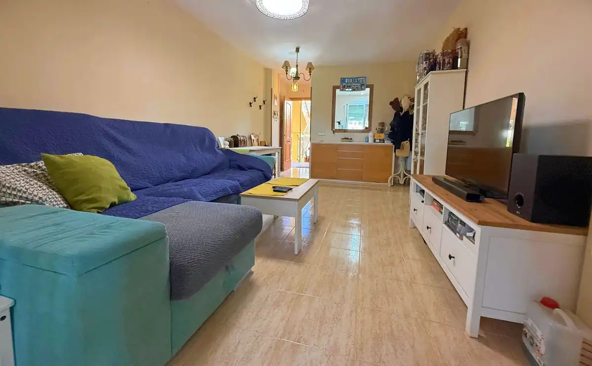 Sala de estar de Apartamento en venta en Mijas con Piscina y Piscina comunitaria