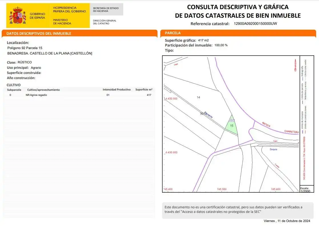 Rustikales Grundstück zum Verkauf in La Vall d'Uixó, imagen 7