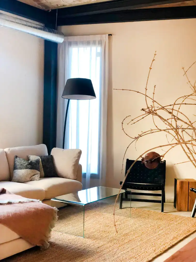 Sala d'estar de Finca rústica en venda en Santa Cristina d'Aro amb Aire condicionat, Calefacció i Jardí privat