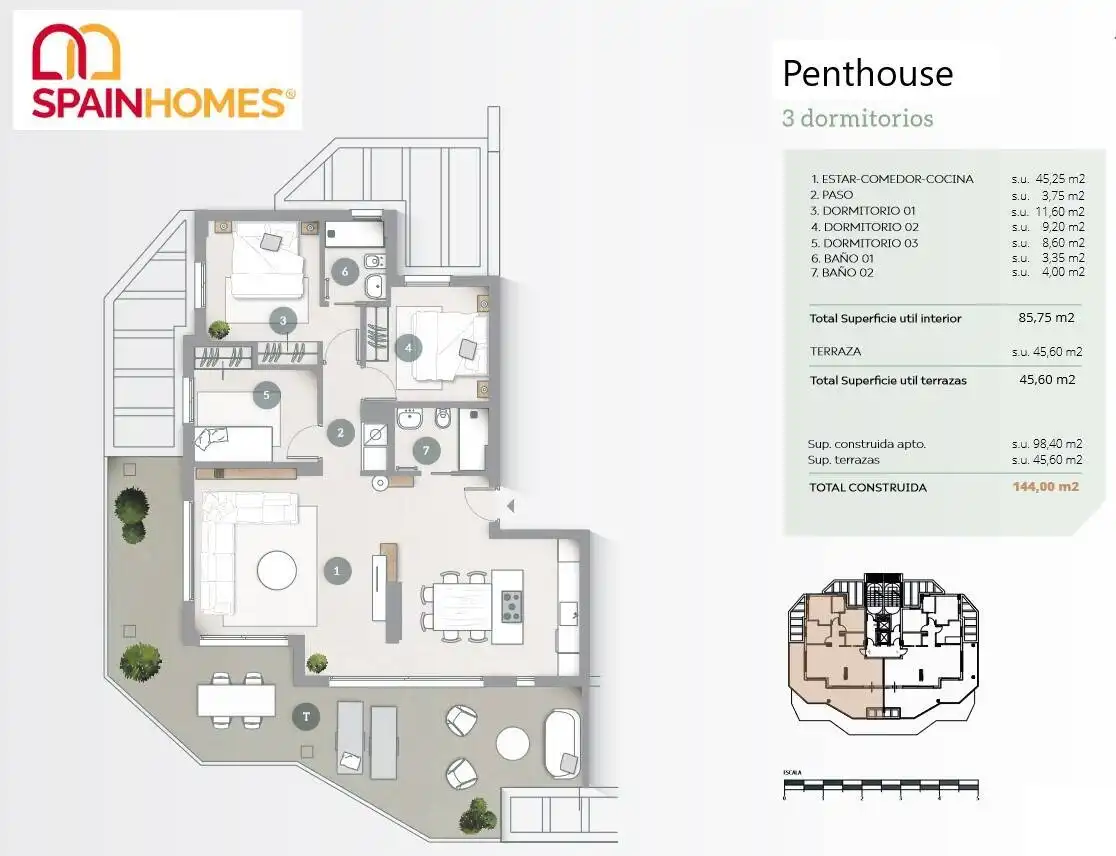 Apartment with terrace for sale in Marisol Park - Ortembach - Los Almendros, imagen 13
