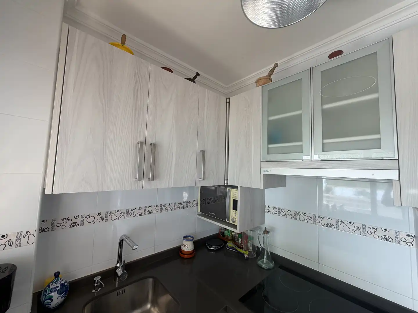 Cocina de Apartamento en venta en Algarrobo con Aire acondicionado, Terraza y Amueblado
