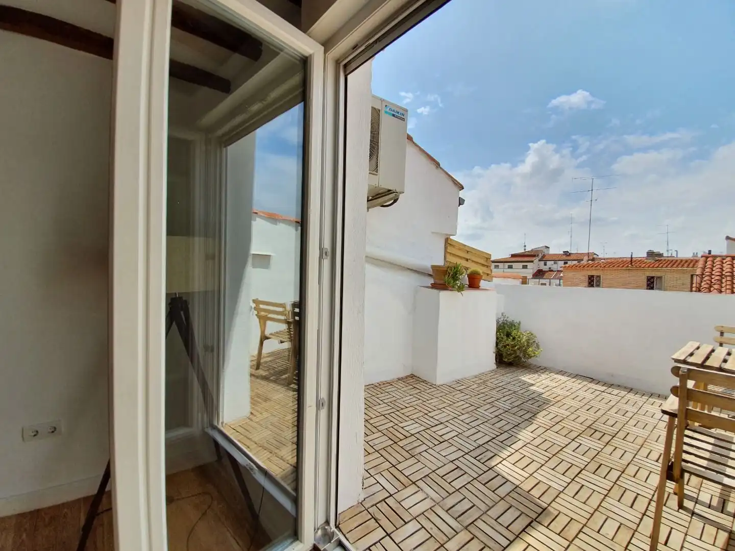 Terraza de Ático de alquiler en Madrid con Aire acondicionado, Calefacción y Terraza
