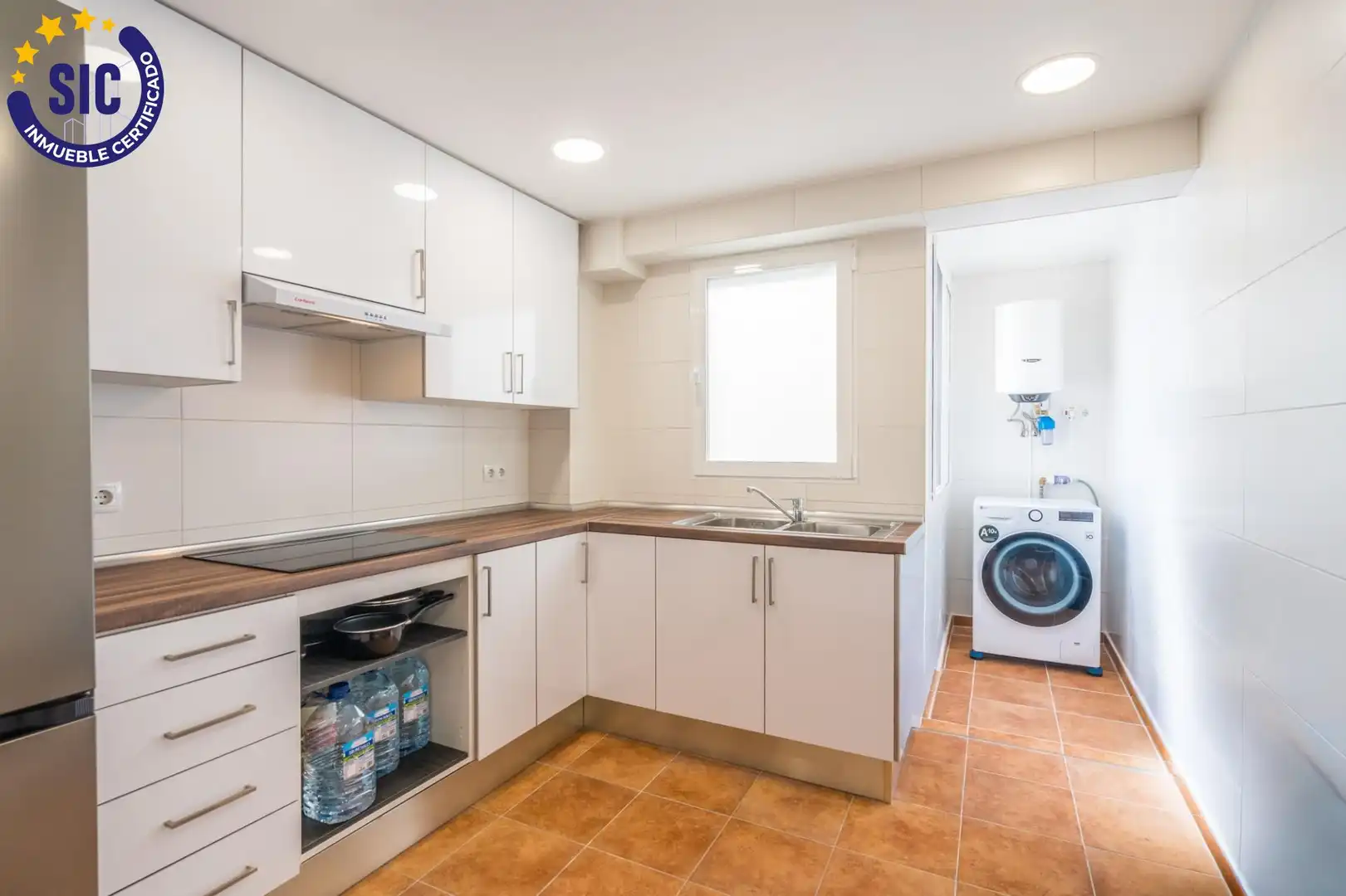 Küche von Wohnung zum Verkauf in Valencia mit Klimaanlage, Heizung und Terrasse