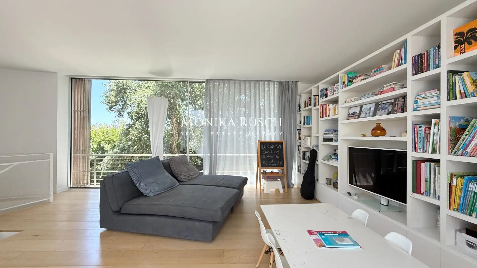 Living room of Houses for rent in Castelldefels  with Air Conditioner, Heating and Private garden