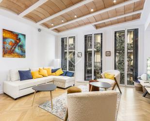 Living room of Flat for sale in  Barcelona Capital  with Air Conditioner, Heating and Terrace