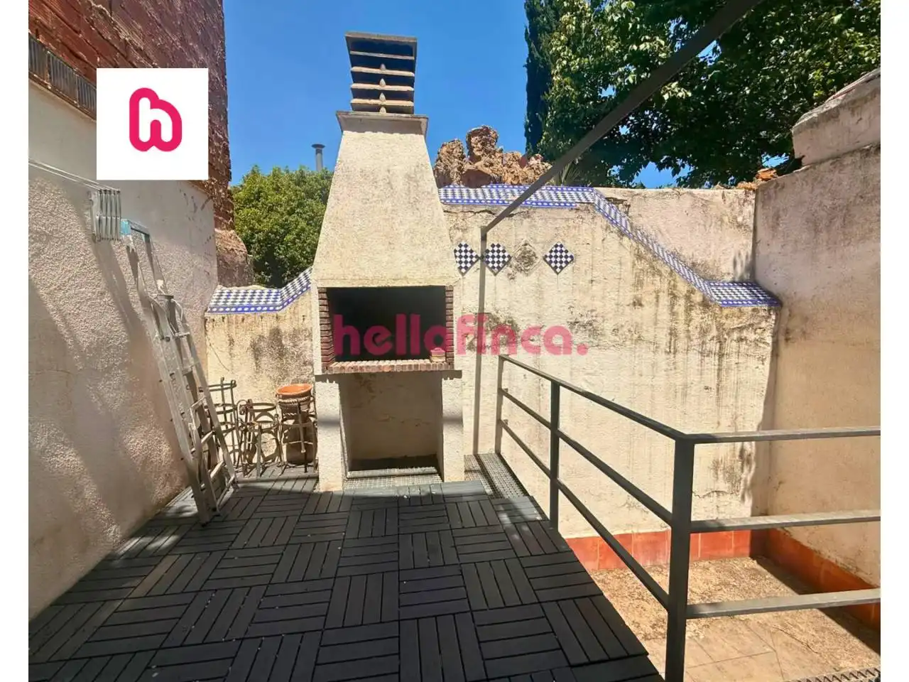 Terrasse von Wohnung zum Verkauf in Badalona mit Heizung, Privatgarten und Terrasse