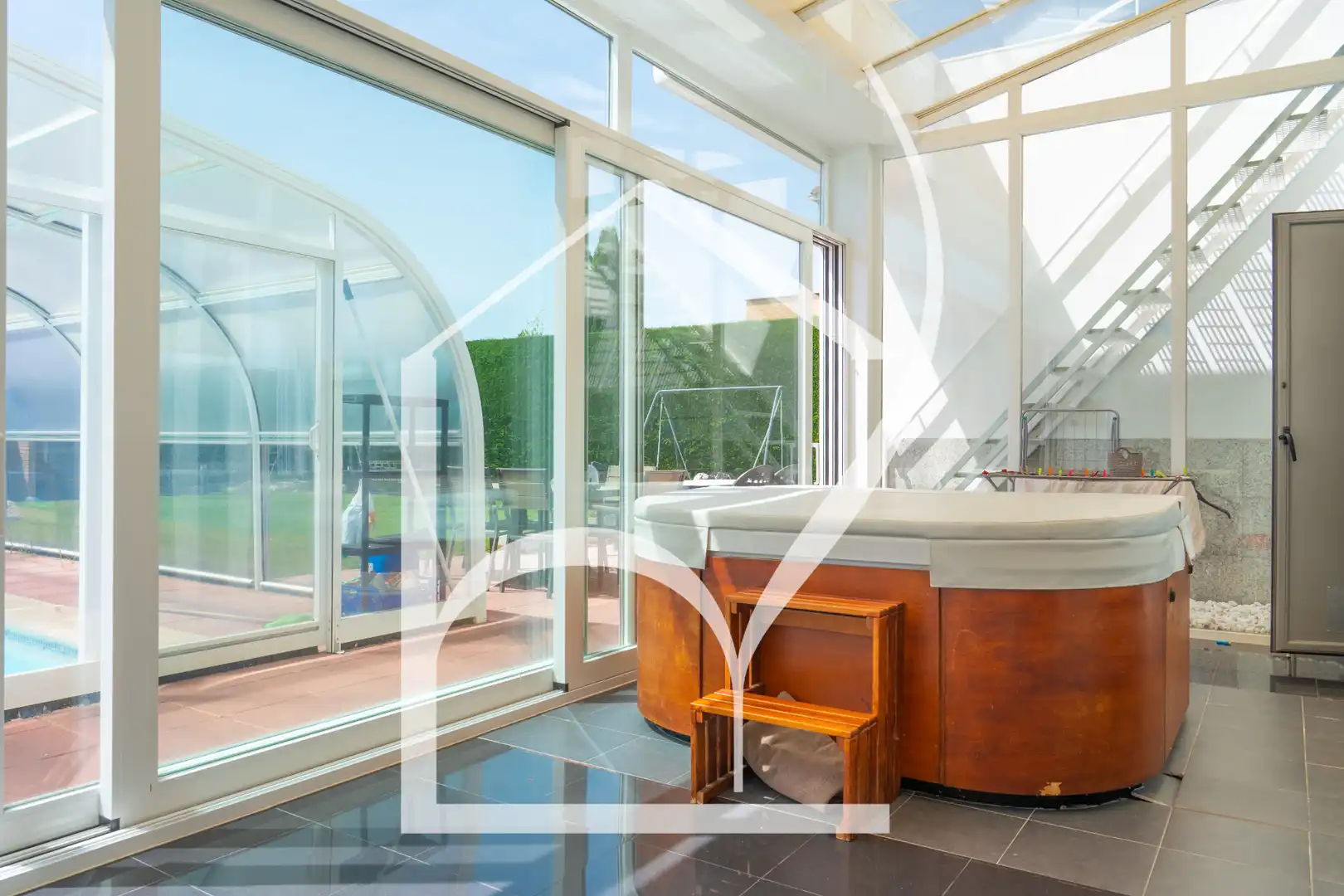 Terraza de Casa o chalet en venta en Villamayor con Aire acondicionado, Calefacción y Jardín privado