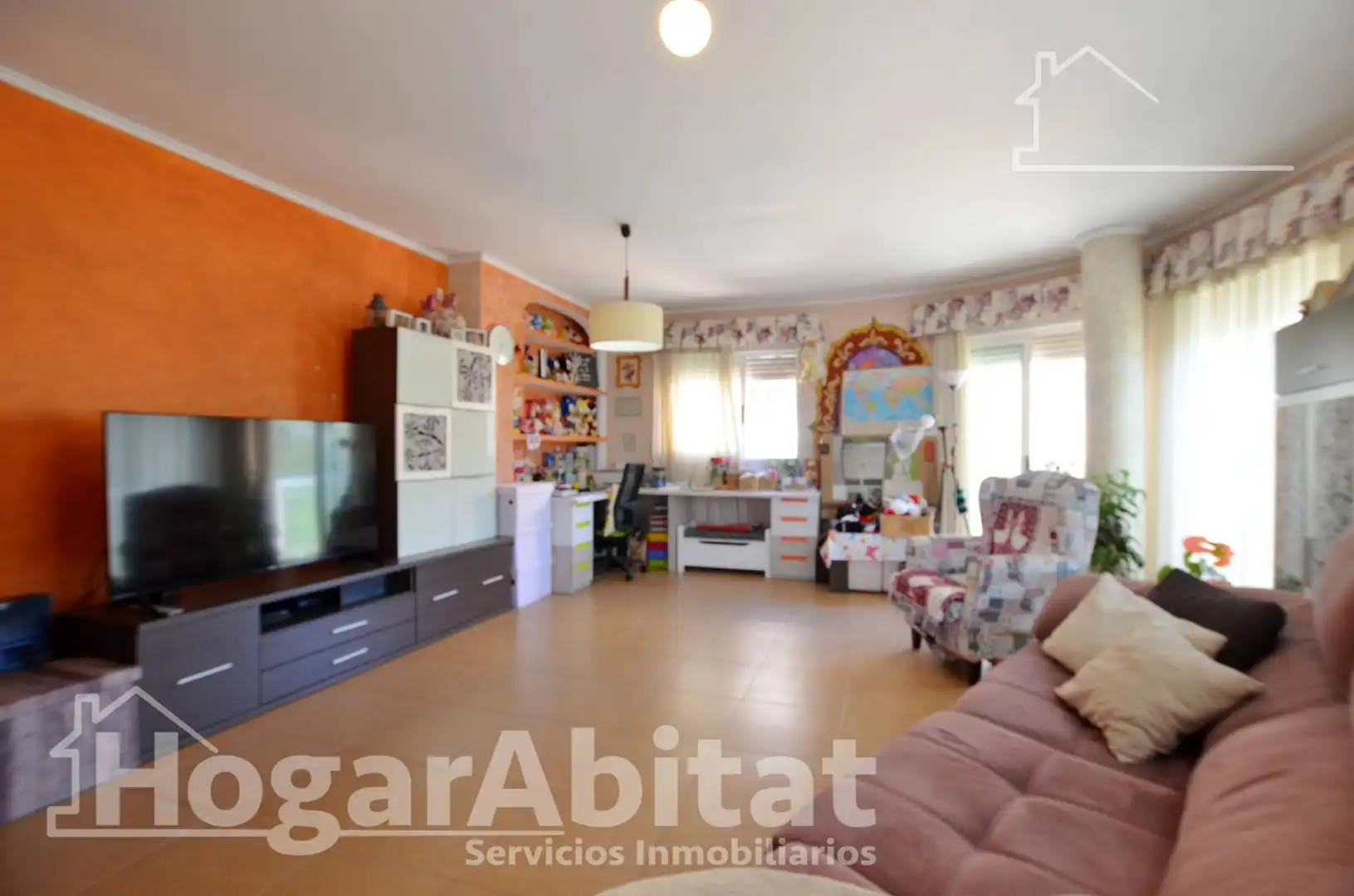 Sala de estar de Piso en venta en Tavernes de la Valldigna con Trastero