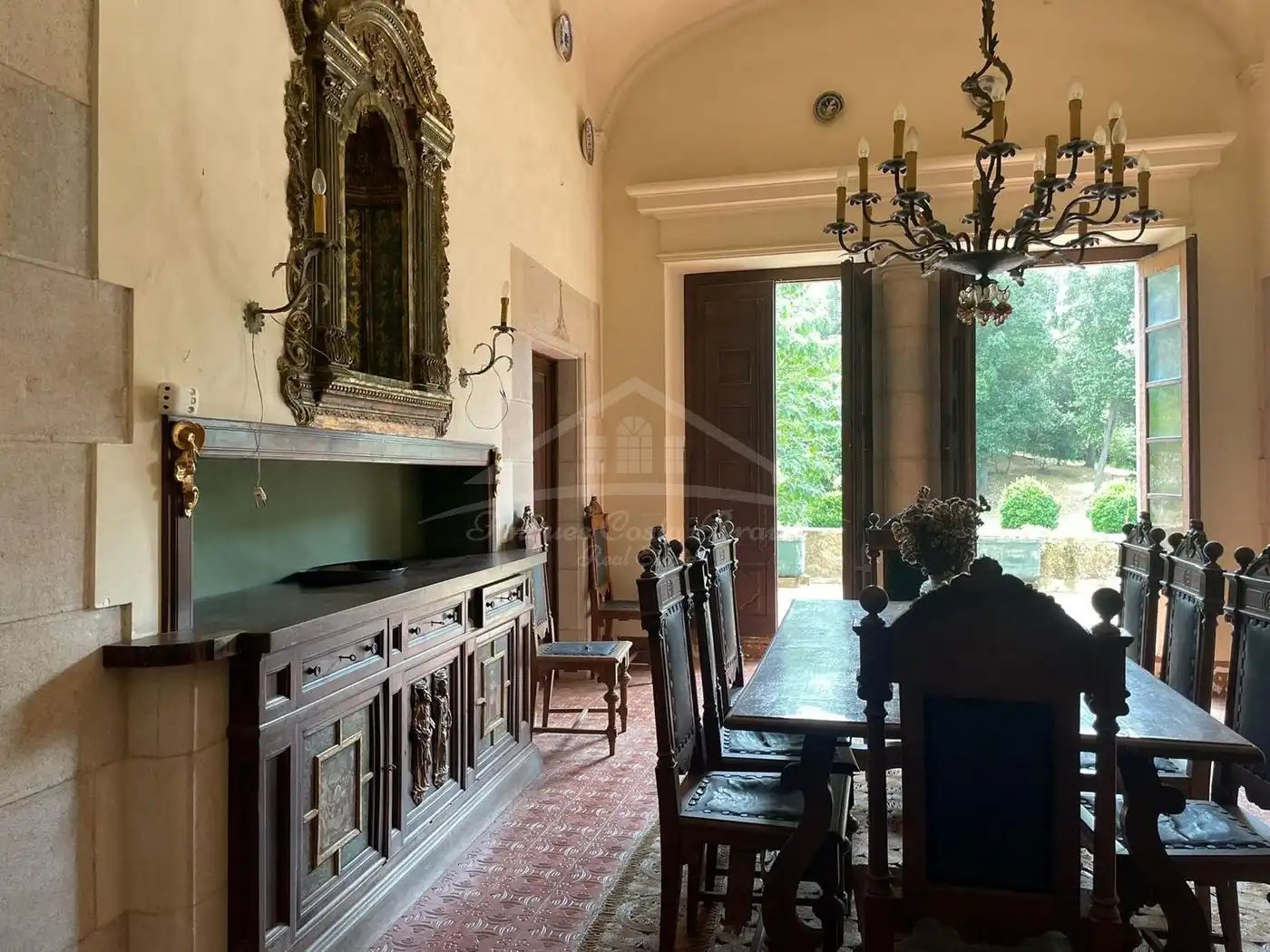 Dining room of Country homes for sale in Flaçà  with Air Conditioner, Heating and Private garden