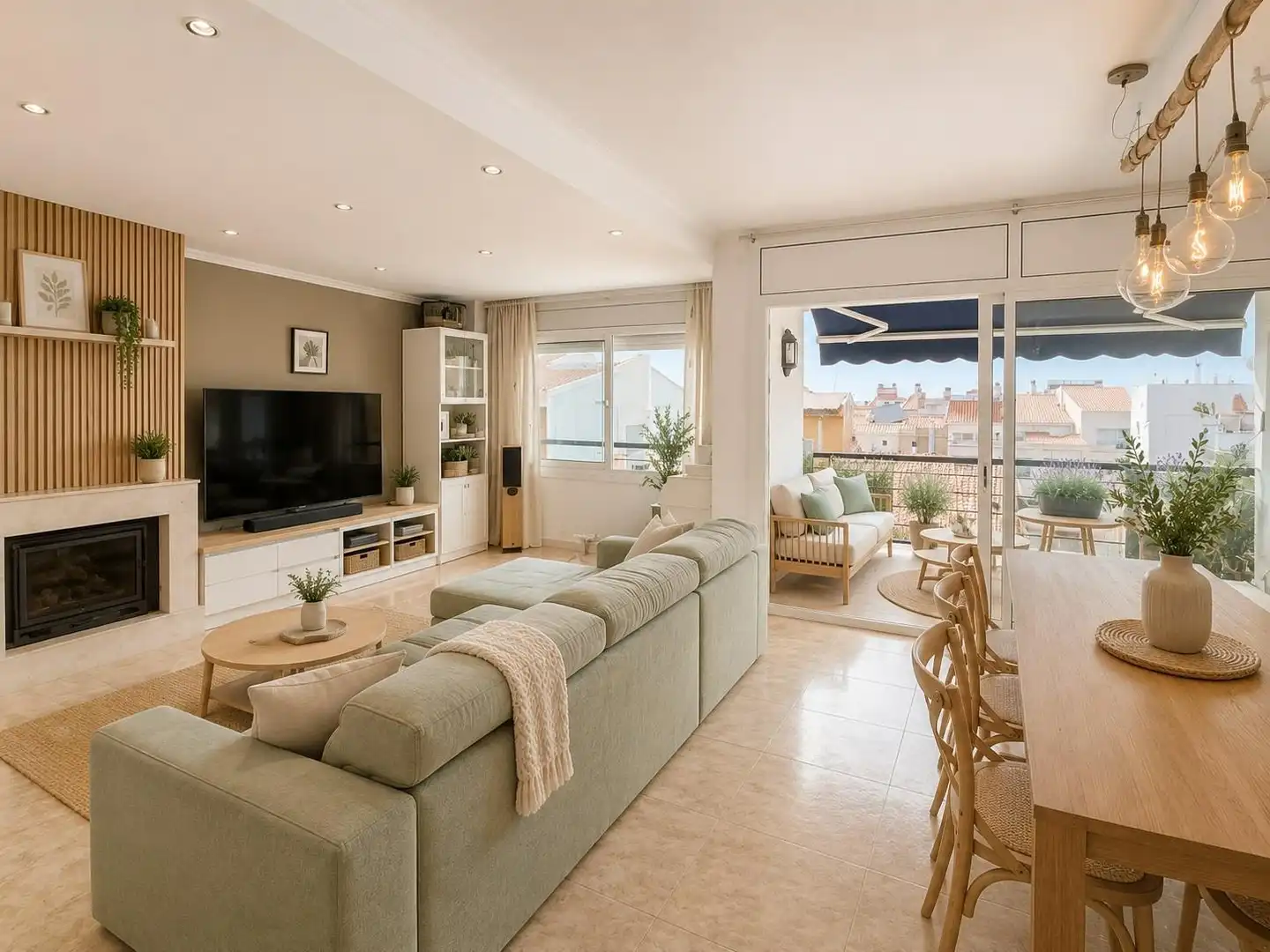 Sala d'estar de Àtic en venda en Malgrat de Mar amb Terrassa i Traster