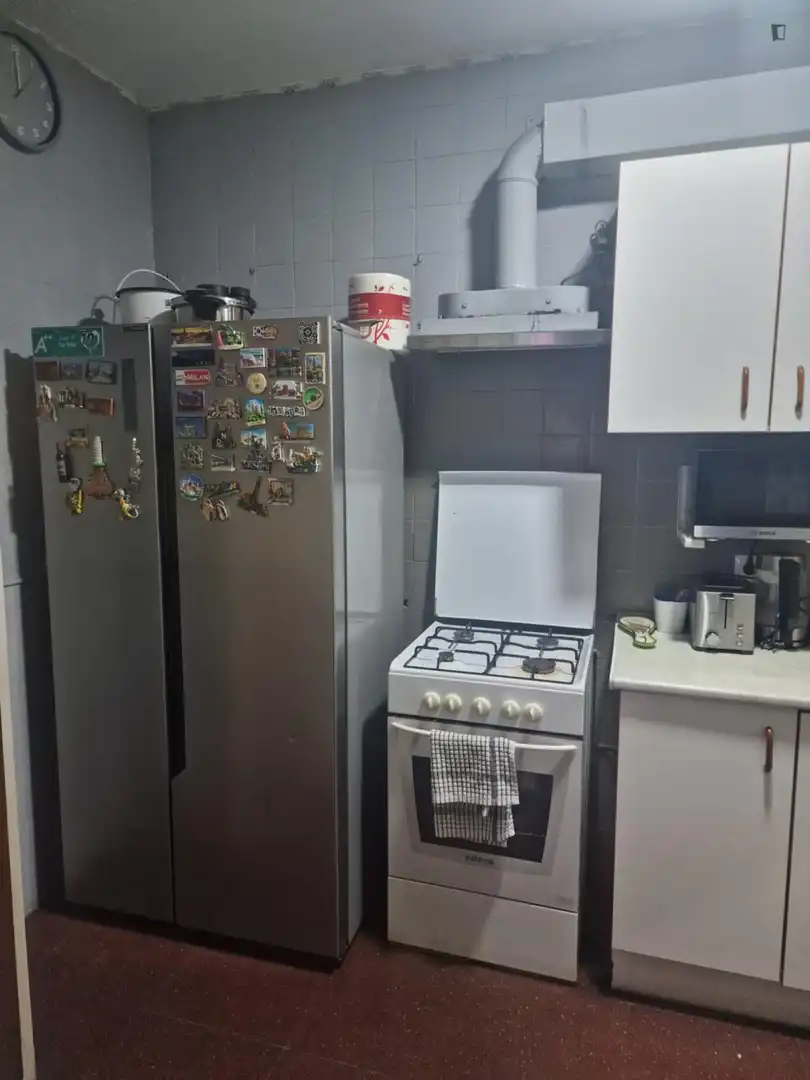 Kitchen of Apartments for share in Barcelona  with Furnished, Oven and Washing machine
