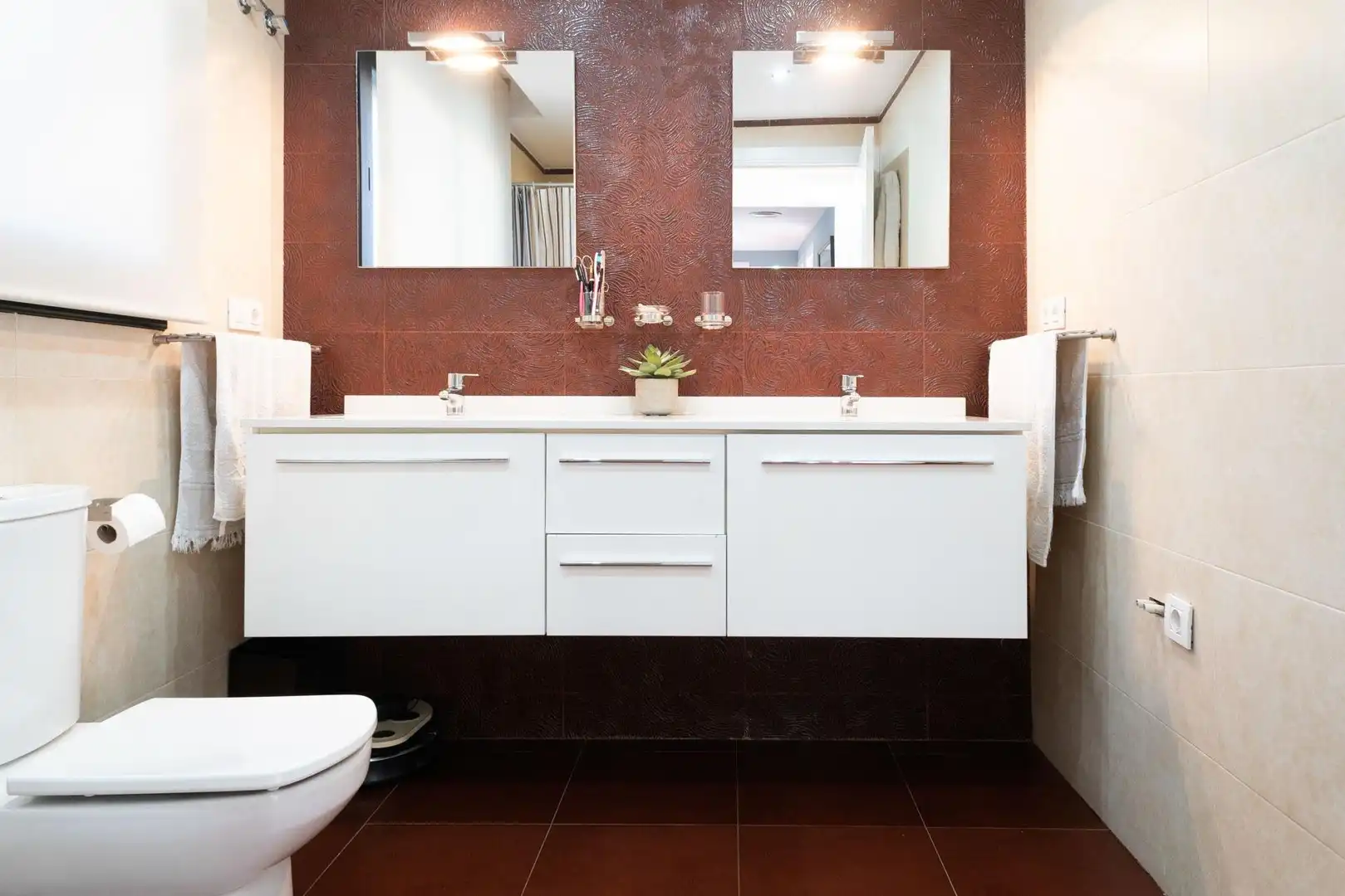 Baño de Casa o chalet en venta en Sant Vicenç de Montalt con Aire acondicionado, Jardín privado y Terraza