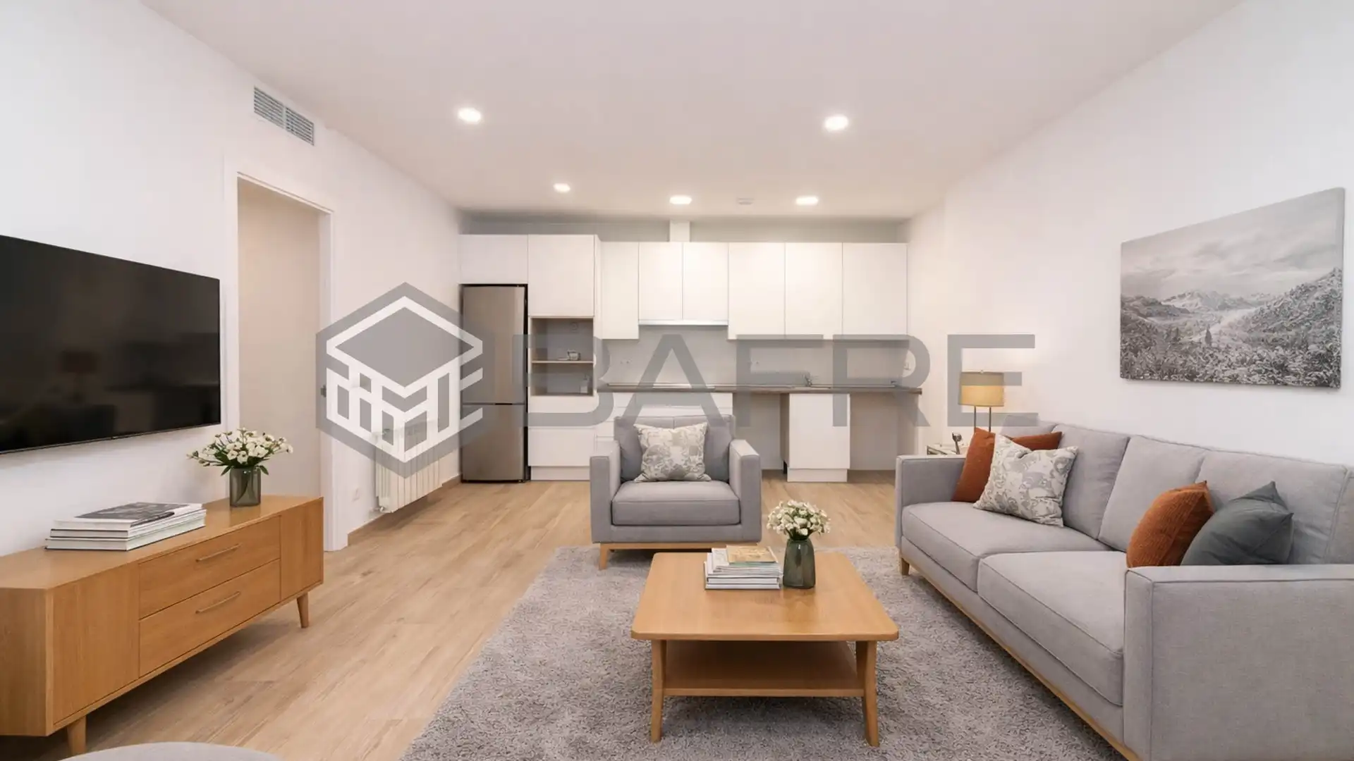 Sala de estar de Piso en venta en  Madrid Capital con Calefacción