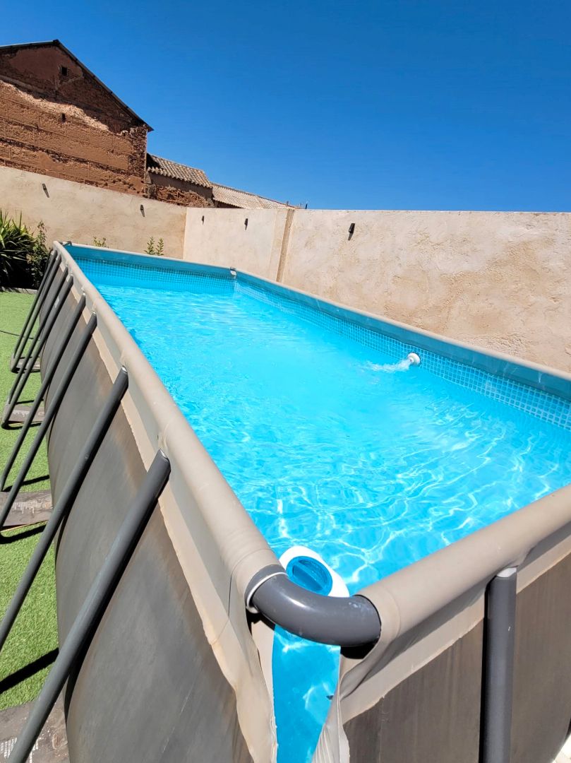 Swimming pool of House or chalet for sale in Valenzuela de Calatrava  with Air Conditioner, Swimming Pool and Furnished