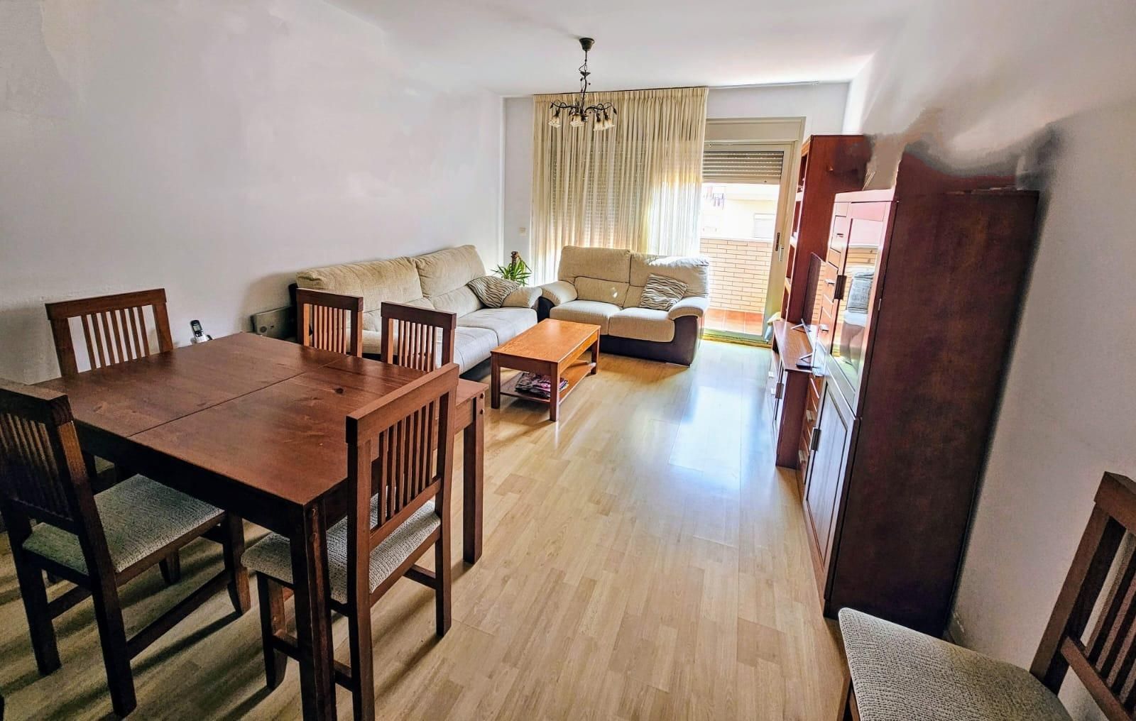 Living room of Flat for sale in  Almería Capital  with Air Conditioner, Terrace and Storage room