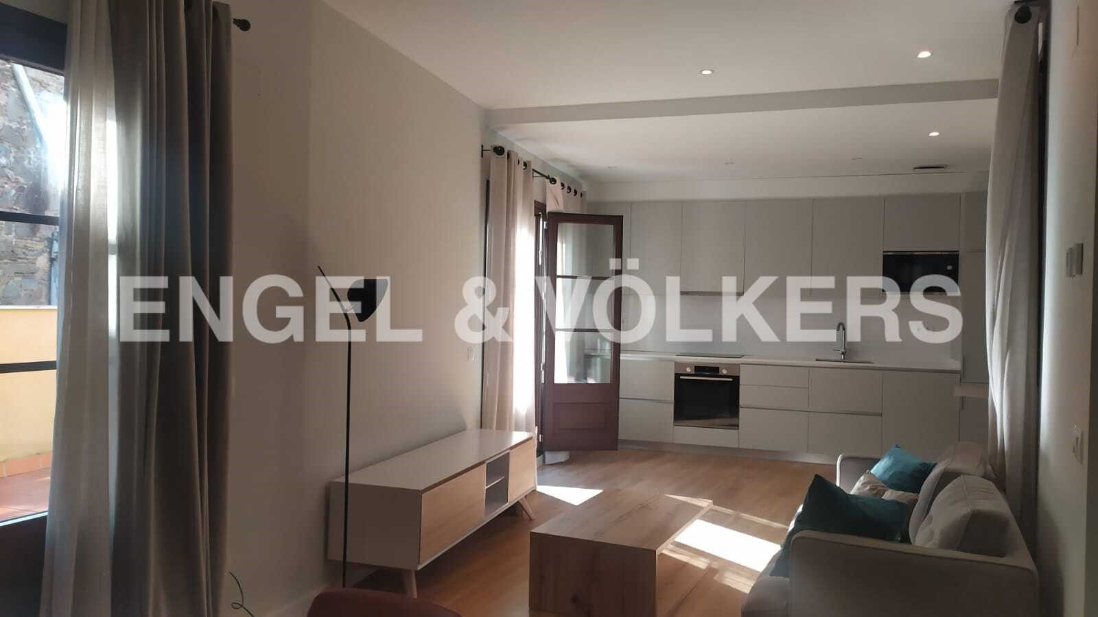 Living room of Apartment to rent in  Barcelona Capital  with Air Conditioner, Heating and Parquet flooring