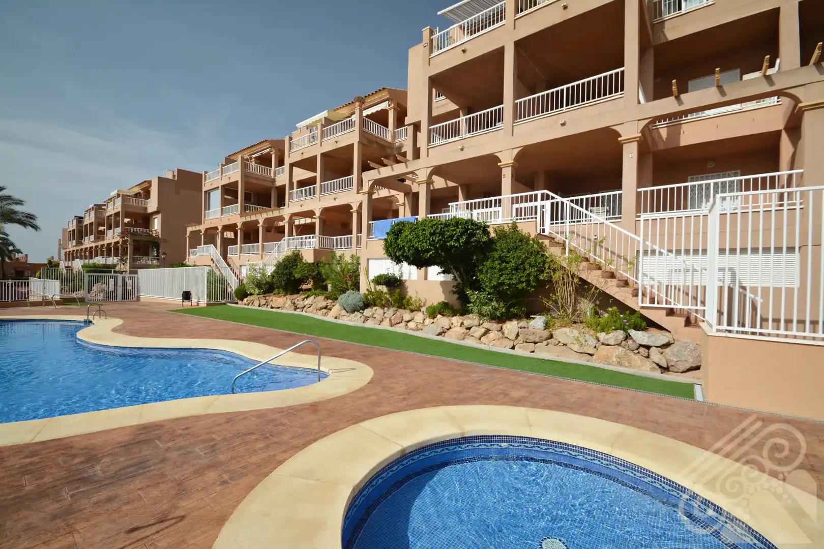 Vista exterior de Apartament en venda en Mojácar amb Terrassa, Moblat i Piscina comunitària