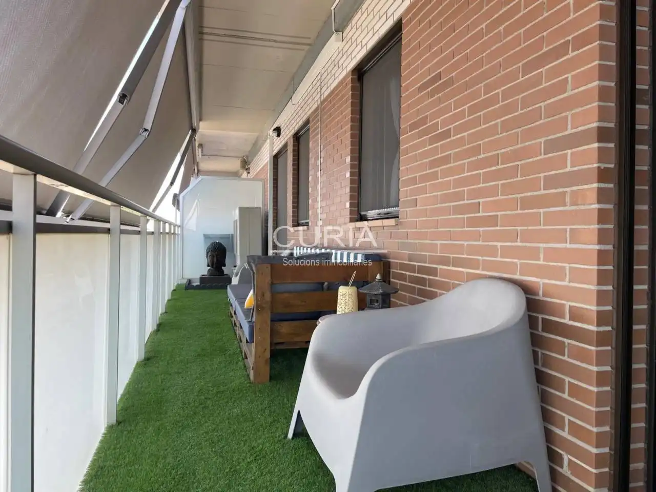 Terrace of Flat for sale in Lleida  with Air Conditioner, Heating and Parquet flooring