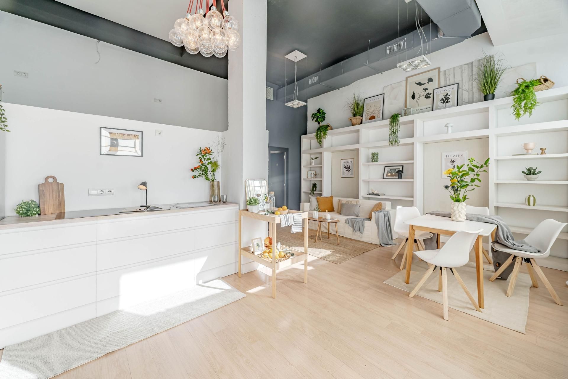 Sala d'estar de Loft en venda en  Madrid Capital amb Aire condicionat
