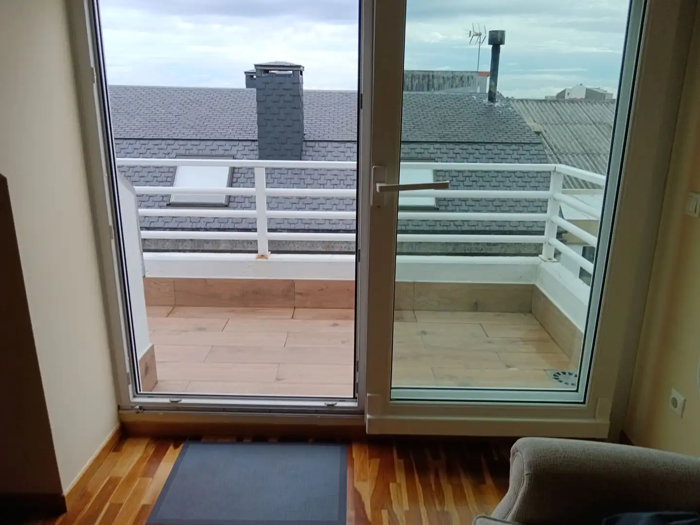 Terrasse von Wohnung zur Miete in A Coruña Capital  mit Heizung, Terrasse und Möbliert