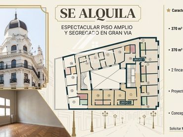 Office space with lift to rent in Calle Gran Vía