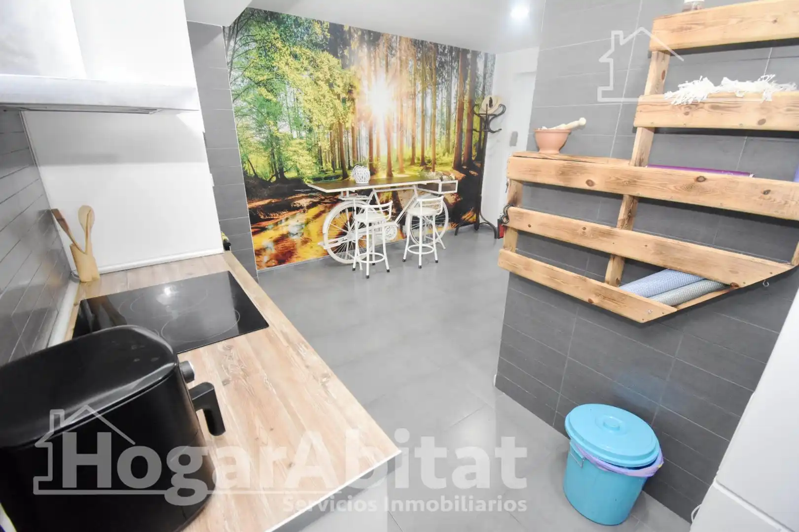 Kitchen of Flat for sale in Castellón de la Plana / Castelló de la Plana  with Heating, Terrace and Furnished