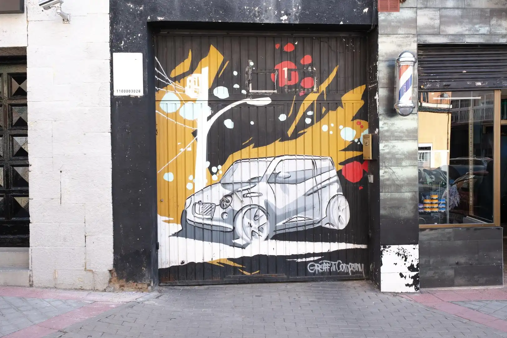 Außenansicht von Garage zum Verkauf in Madrid