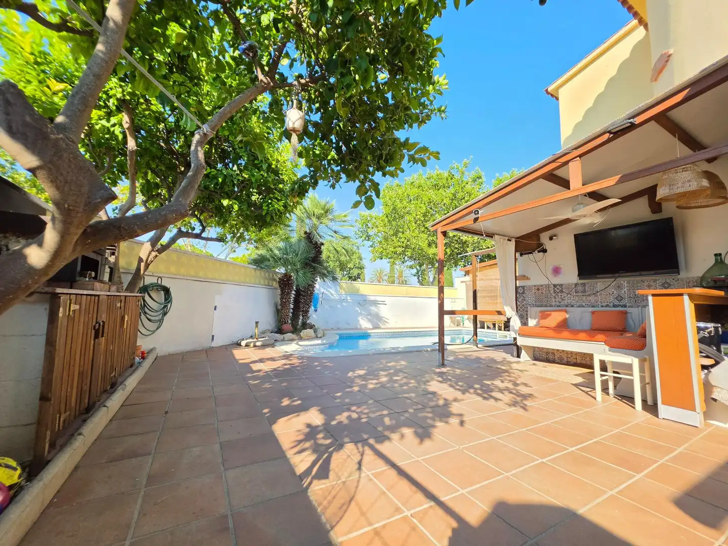 Terraza de Casa adosada en venta en Sant Pere de Ribes con Aire acondicionado, Calefacción y Piscina