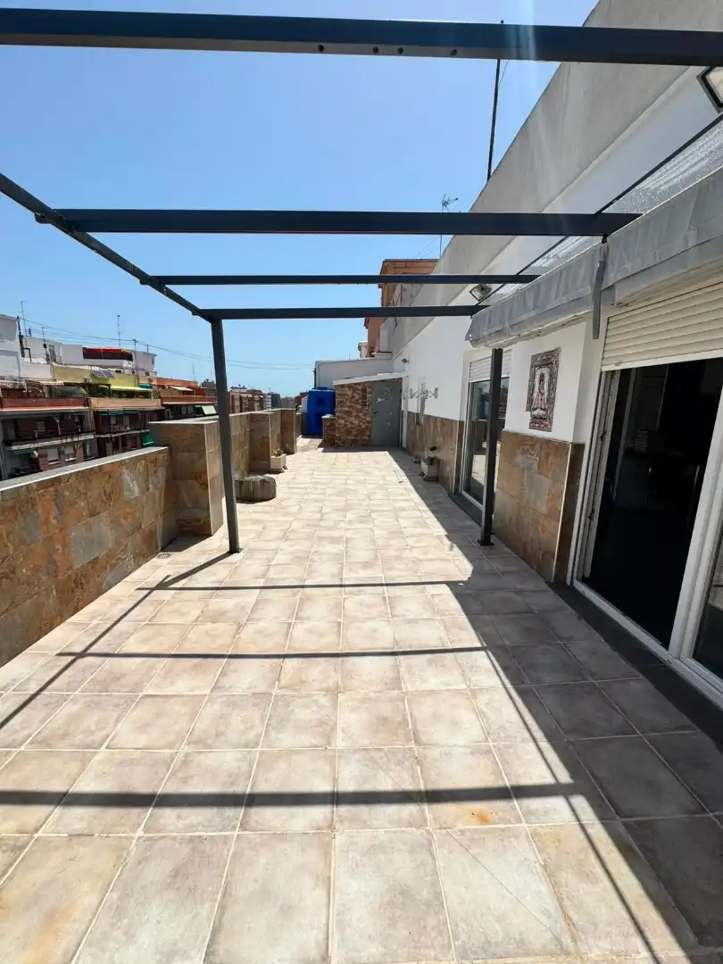 Terraza de Ático de alquiler en Valencia con Aire acondicionado, Terraza y Amueblado