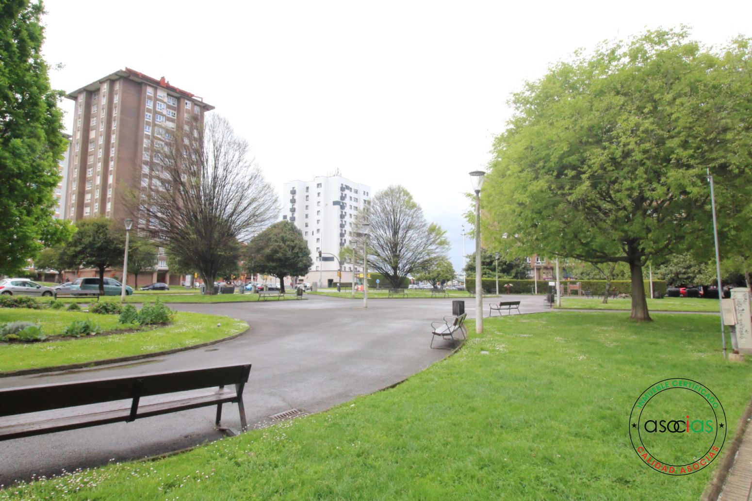 Exterior view of Flat for sale in Gijón   with Heating, Parquet flooring and Storage room