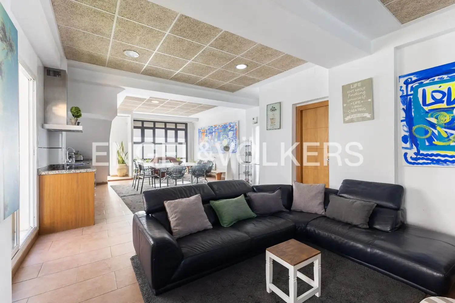 Sala de estar de Piso en venta en Valencia con Aire acondicionado, Calefacción y Jardín privado