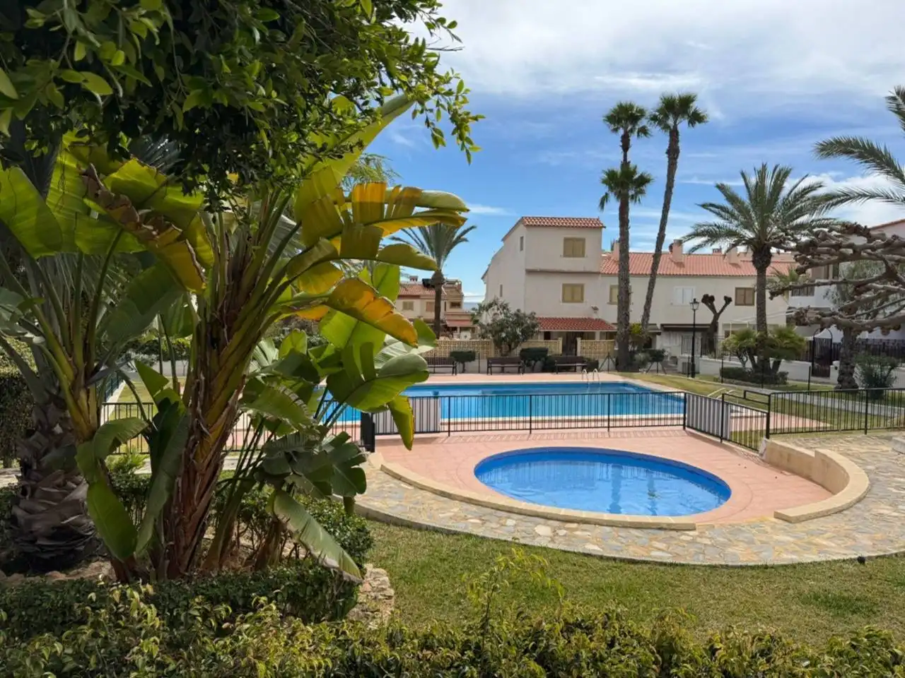 Swimming pool of Apartments for sale in Santa Pola  with Air Conditioner, Terrace and Furnished