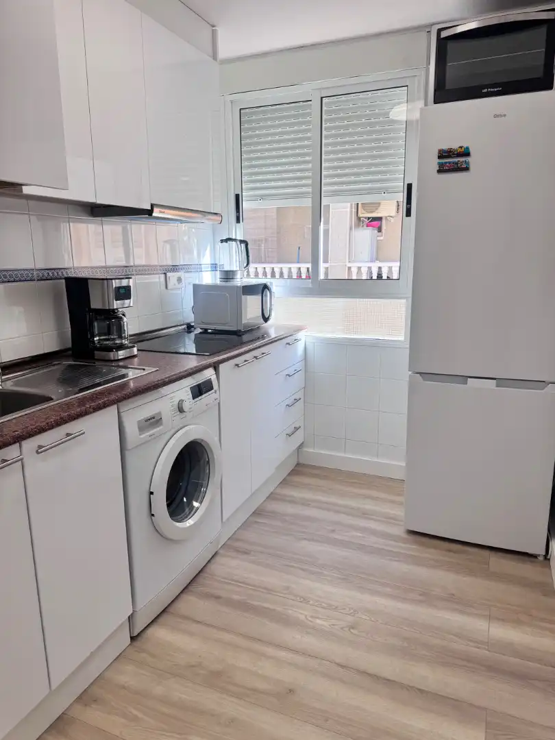 Kitchen of Flat for rent in Torrevieja  with Air Conditioner, Terrace and Furnished