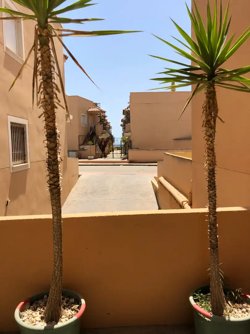 Vista exterior de Apartamento de alquiler en Cuevas del Almanzora con Aire acondicionado, Terraza y Piscina