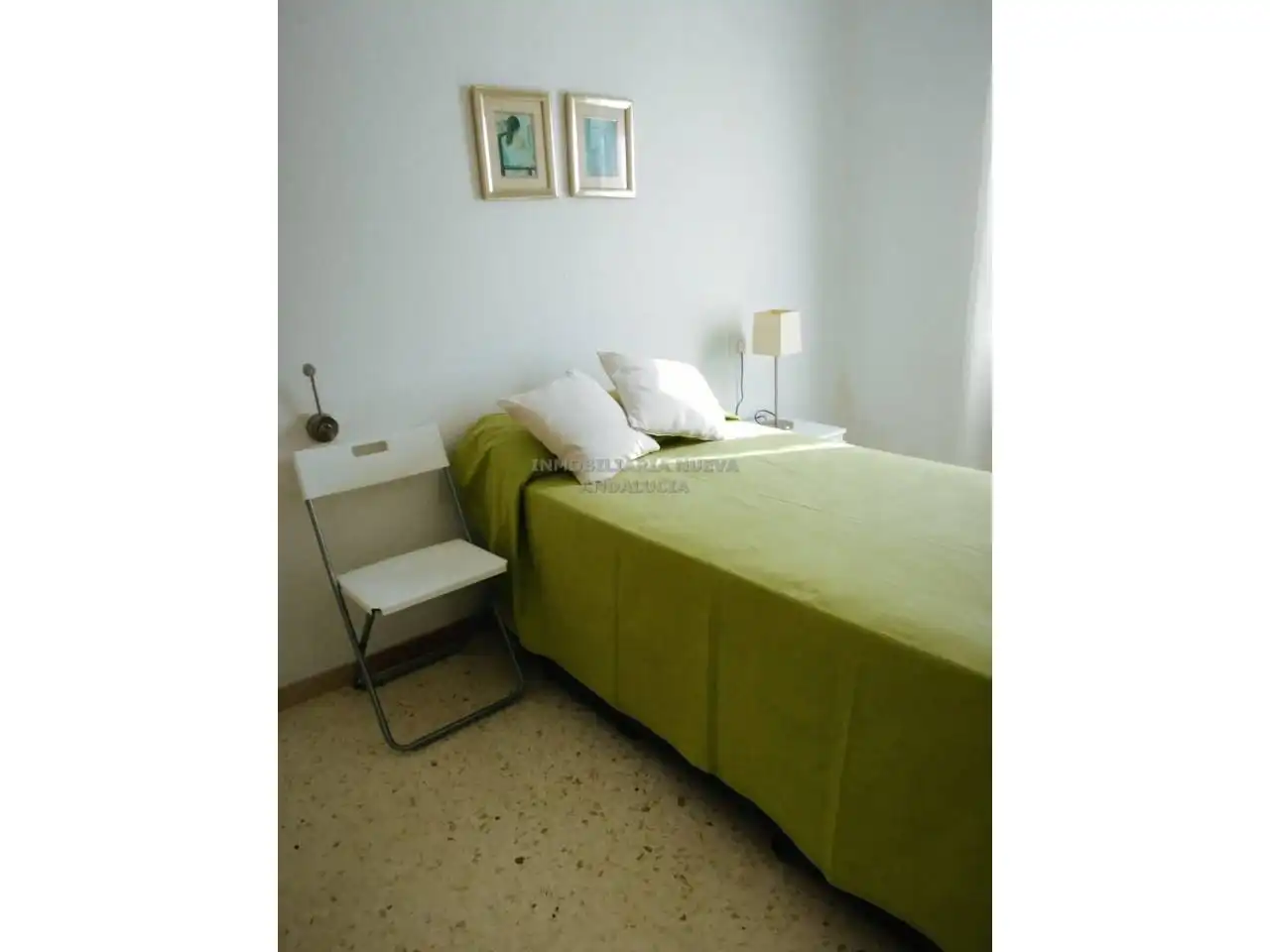 Schlafzimmer von Wohnung zur Miete in Almería mit Klimaanlage, Terrasse und Möbliert