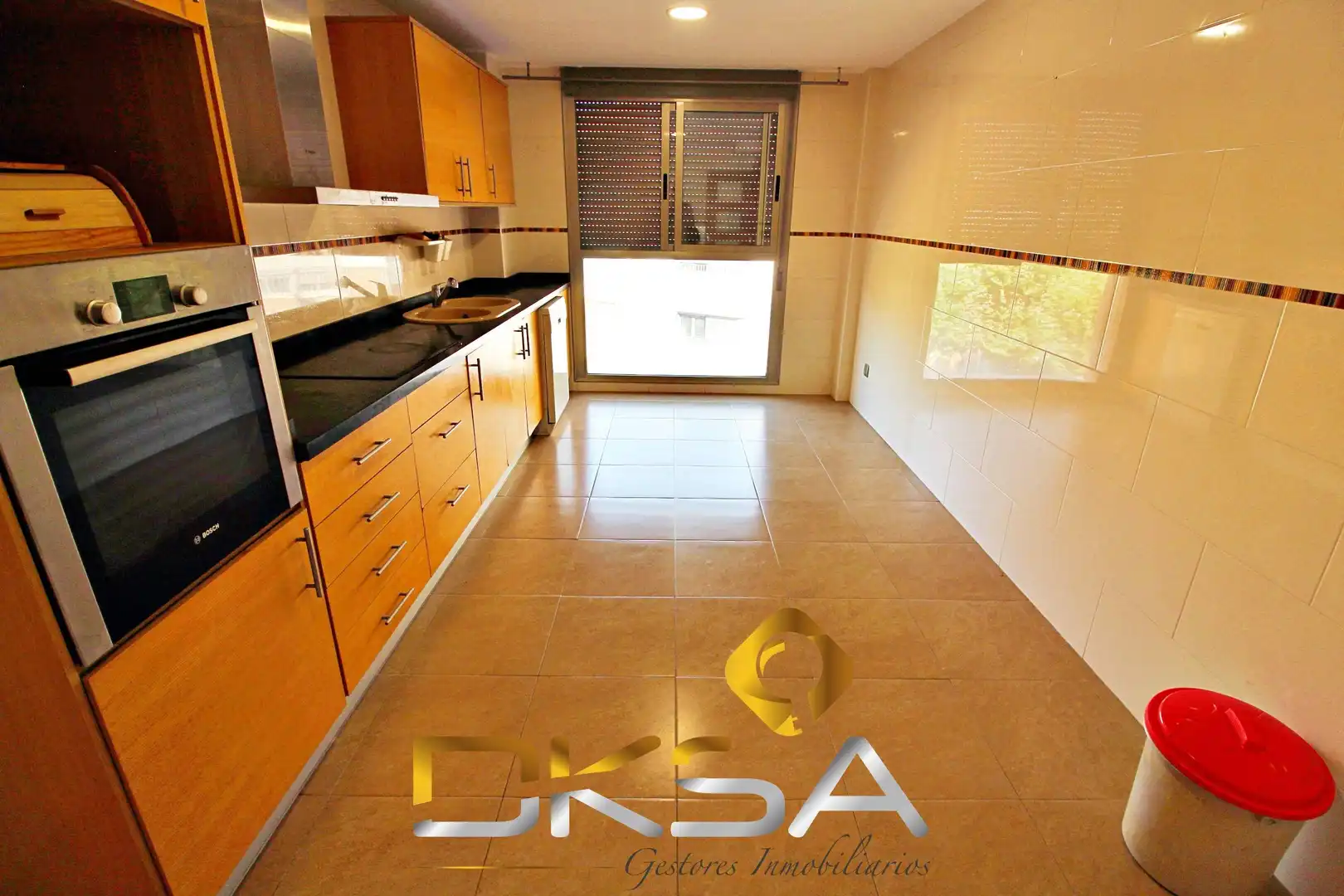 Kitchen of Flat for rent in Vila-real  with Air Conditioner and Heating