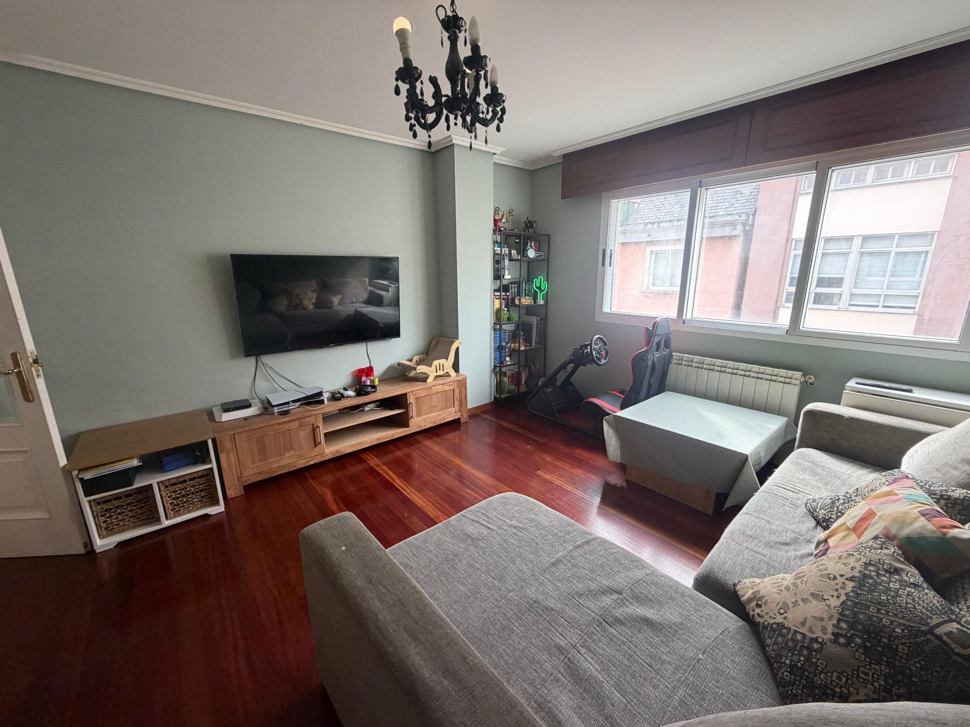 Living room of Flat for rent in Ferrol  with Furnished and Washing machine