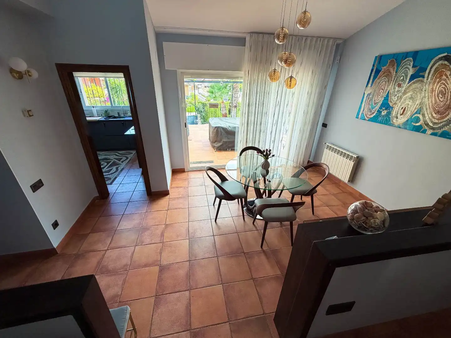 Dining room of Houses for sale in Roda de Berà  with Air Conditioner, Heating and Terrace