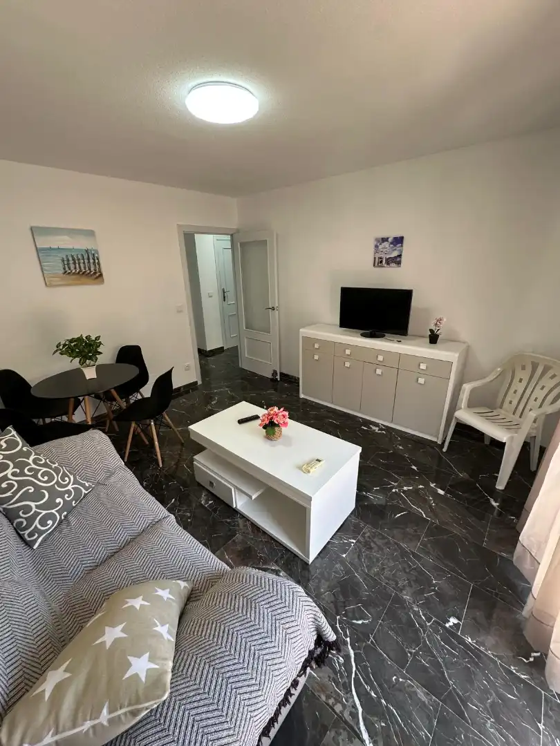 Sala d'estar de Pis de lloguer en Jaén amb Aire condicionat, Calefacció i Moblat