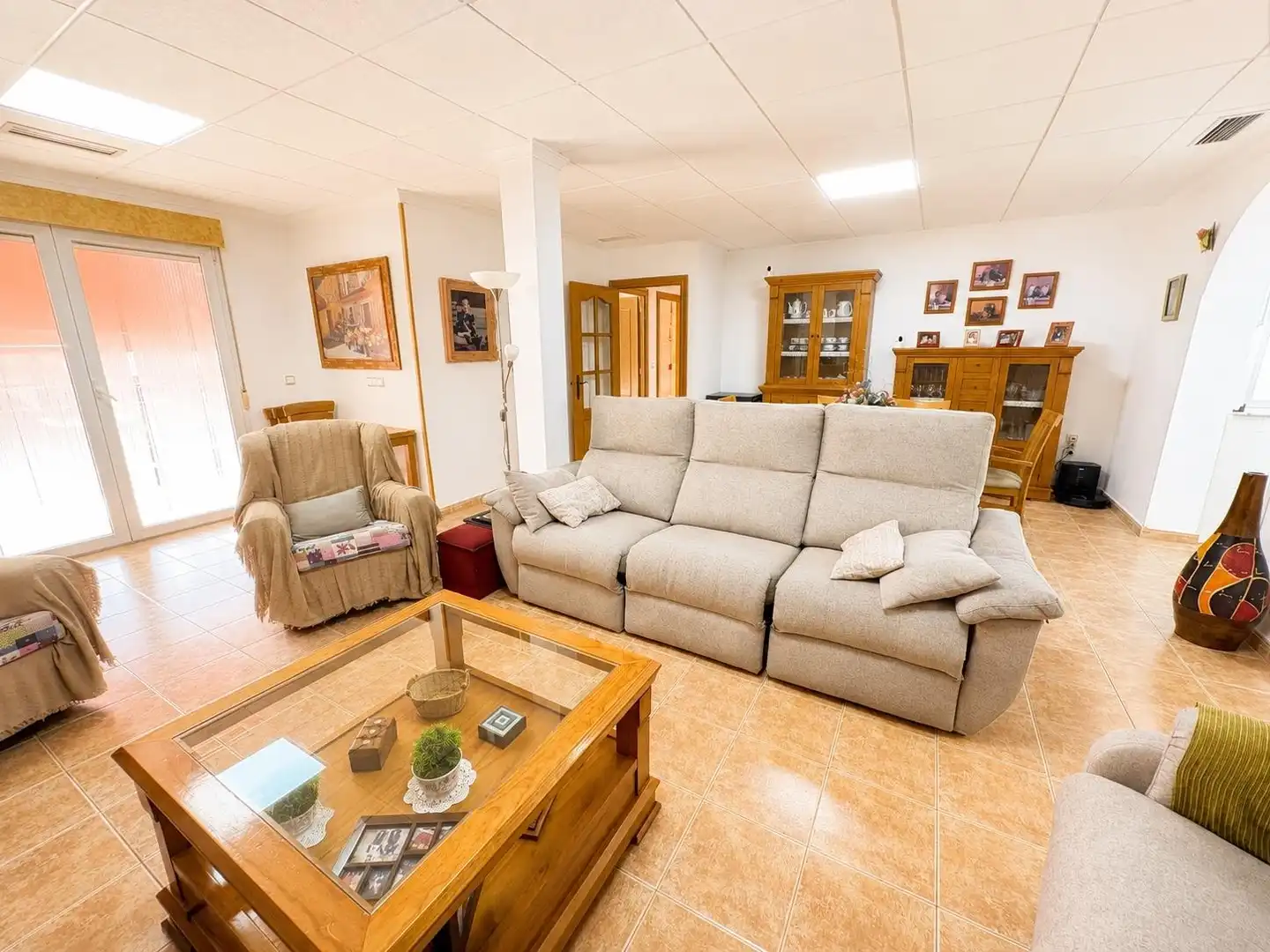 Sala de estar de Casa adosada en venta en Benejúzar con Aire acondicionado, Calefacción y Terraza