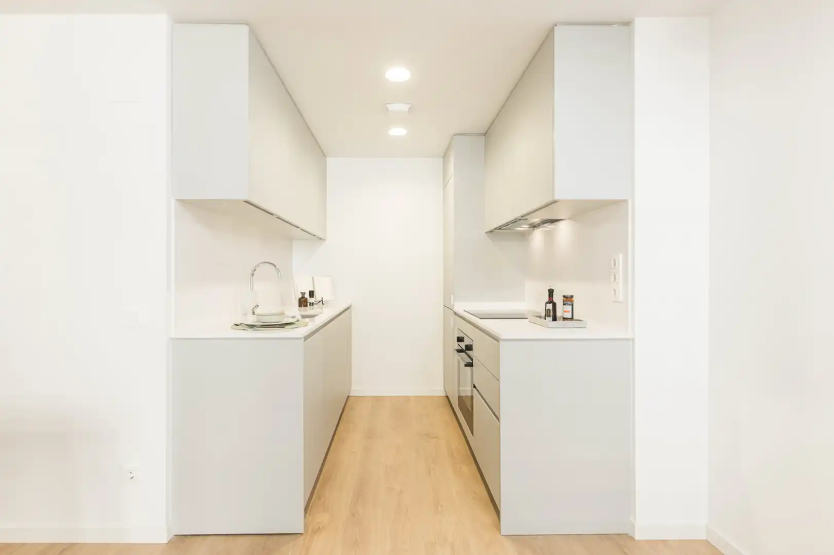 Kitchen of Duplexes for rent in Madrid  with Air Conditioner, Heating and Private garden
