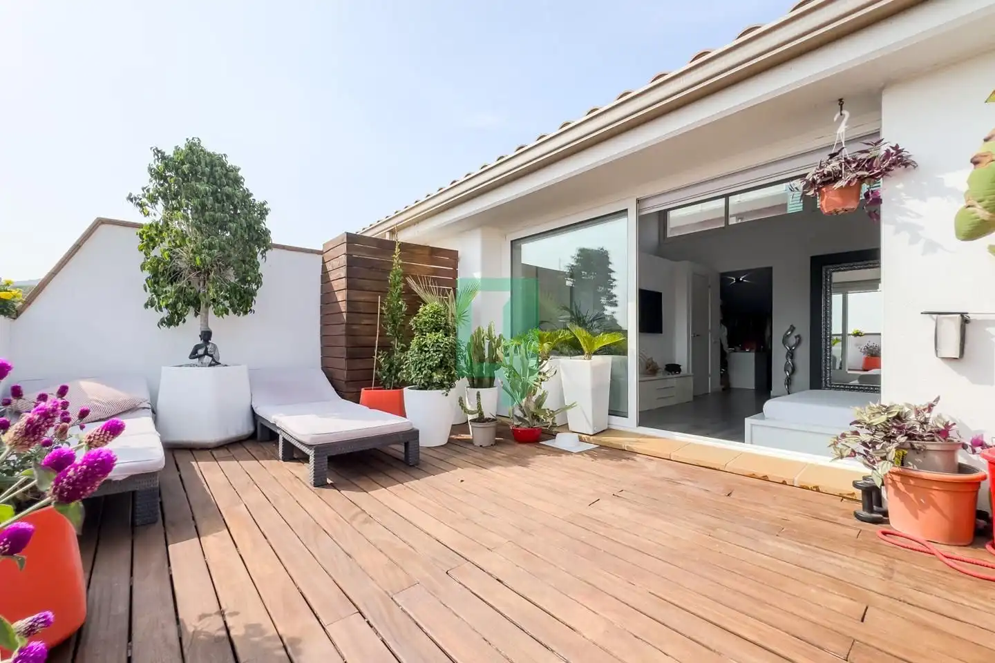 Terrassa de Casa o xalet en venda en Tiana amb Aire condicionat, Calefacció i Jardí privat