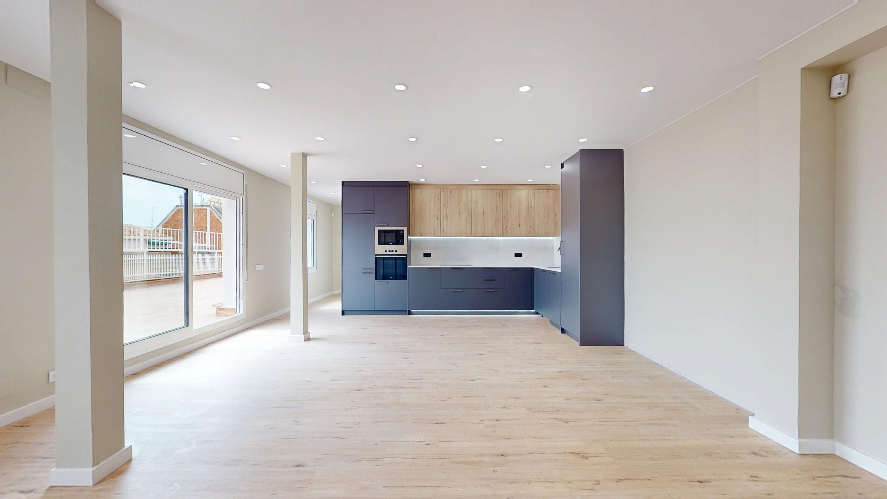 Kitchen of Attic for sale in  Barcelona Capital  with Air Conditioner, Heating and Parquet flooring