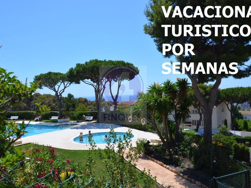 Garden of Apartment to rent in Castell-Platja d'Aro  with Swimming Pool and Furnished