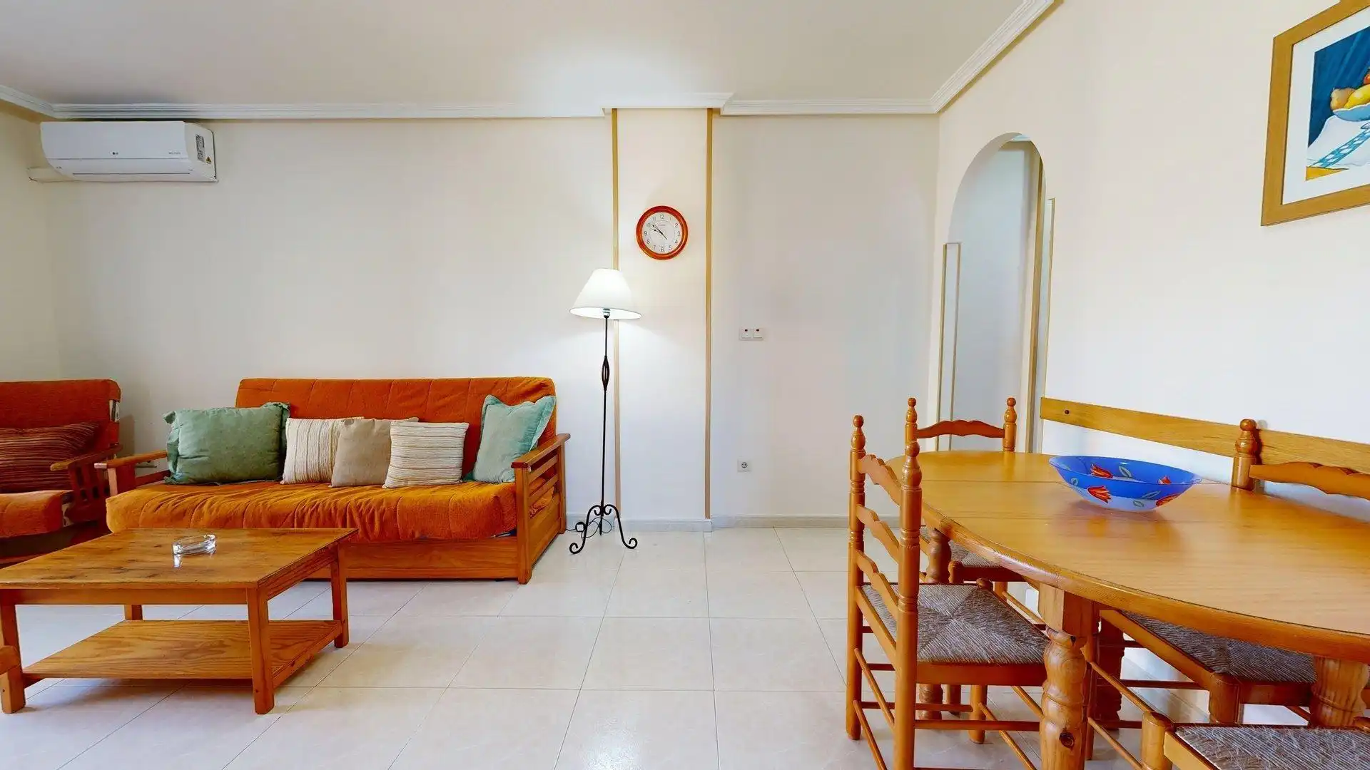 Wohnzimmer von Wohnungen zum Verkauf in Elche / Elx mit Klimaanlage, Terrasse und Möbliert
