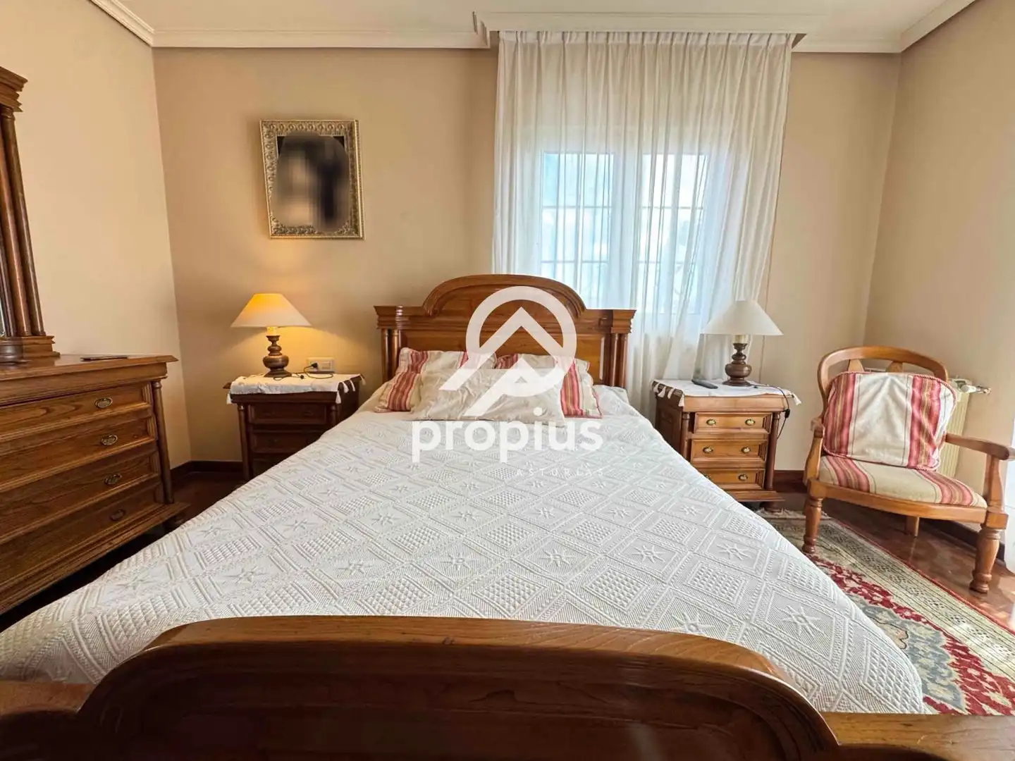 Bedroom of Houses for sale in Avilés  with Heating, Private garden and Parquet flooring