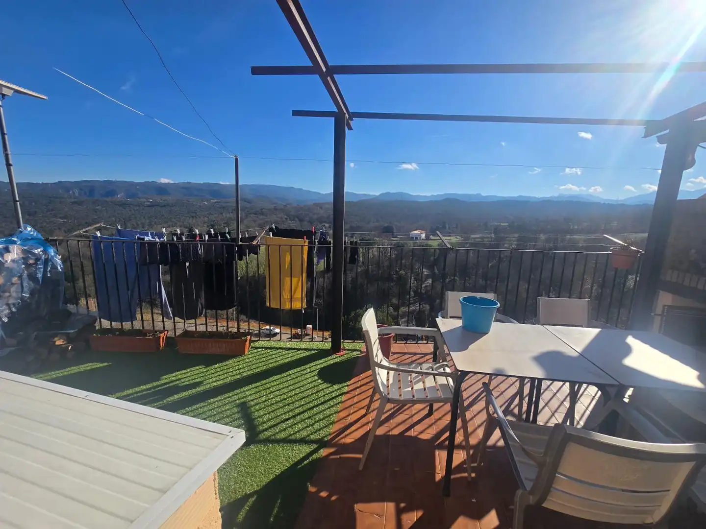 Terrassa de Casa o xalet en venda en Vilanova de Sau amb Jardí privat, Moblat i Balcó