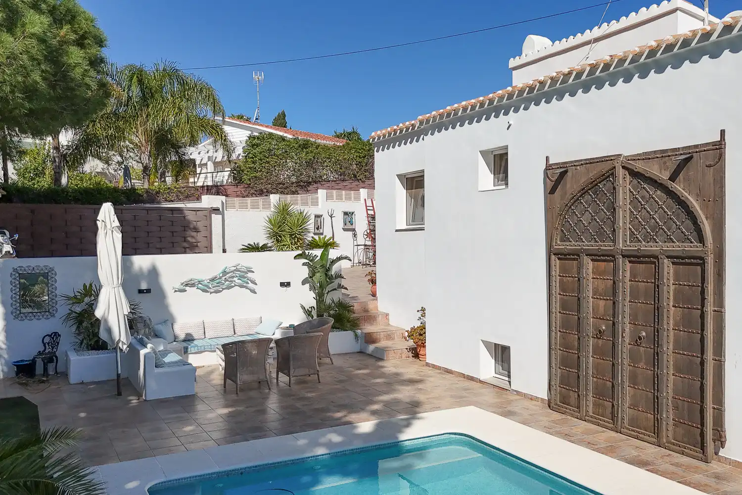 Exterior view of Houses for sale in Dénia  with Heating, Private garden and Terrace